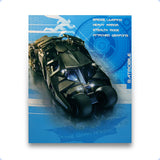 Batman Batmobile Portfolio Folder