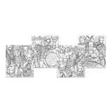 Avengers Party Color Your Own Puzzle
