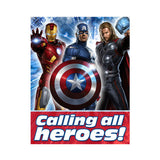 Avengers Party Invitations