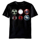 Avengers Symbols Mens T-Shirt