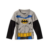 Batman Costume Mock Layer Long Sleeve T-Shirt