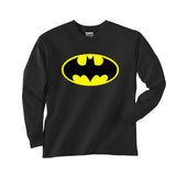 Batman Classic Logo Boys Long Sleeve T-Shirt