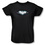 Batman Dark Knight Rises Movie Logo Womens T-Shirt