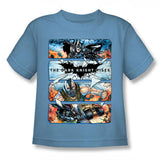 Batman Dark Knight Rises Shattered Glass Kids T-Shirt