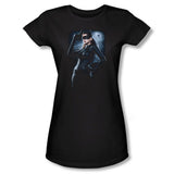 Batman Dark Knight Rises Catwoman Juniors T-Shirt