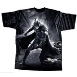 Batman Dark Knight Rises Epic Battle Mens T-Shirt