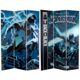 Amazing Spiderman Back In Black 6 Ft Tall Canvas Room Divider