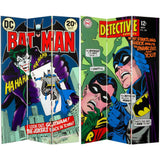 Batman And The Joker 6 Ft Tall Canvas Room Divider