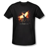 Batman Dark Knight Rises Fire Will Rise Mens T-Shirt